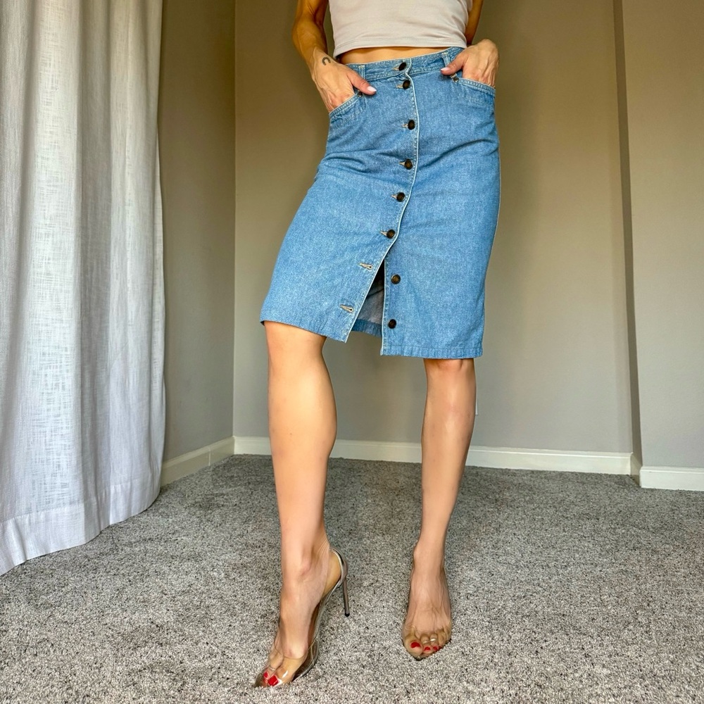 Vintage Liz Claiborne denim skirt